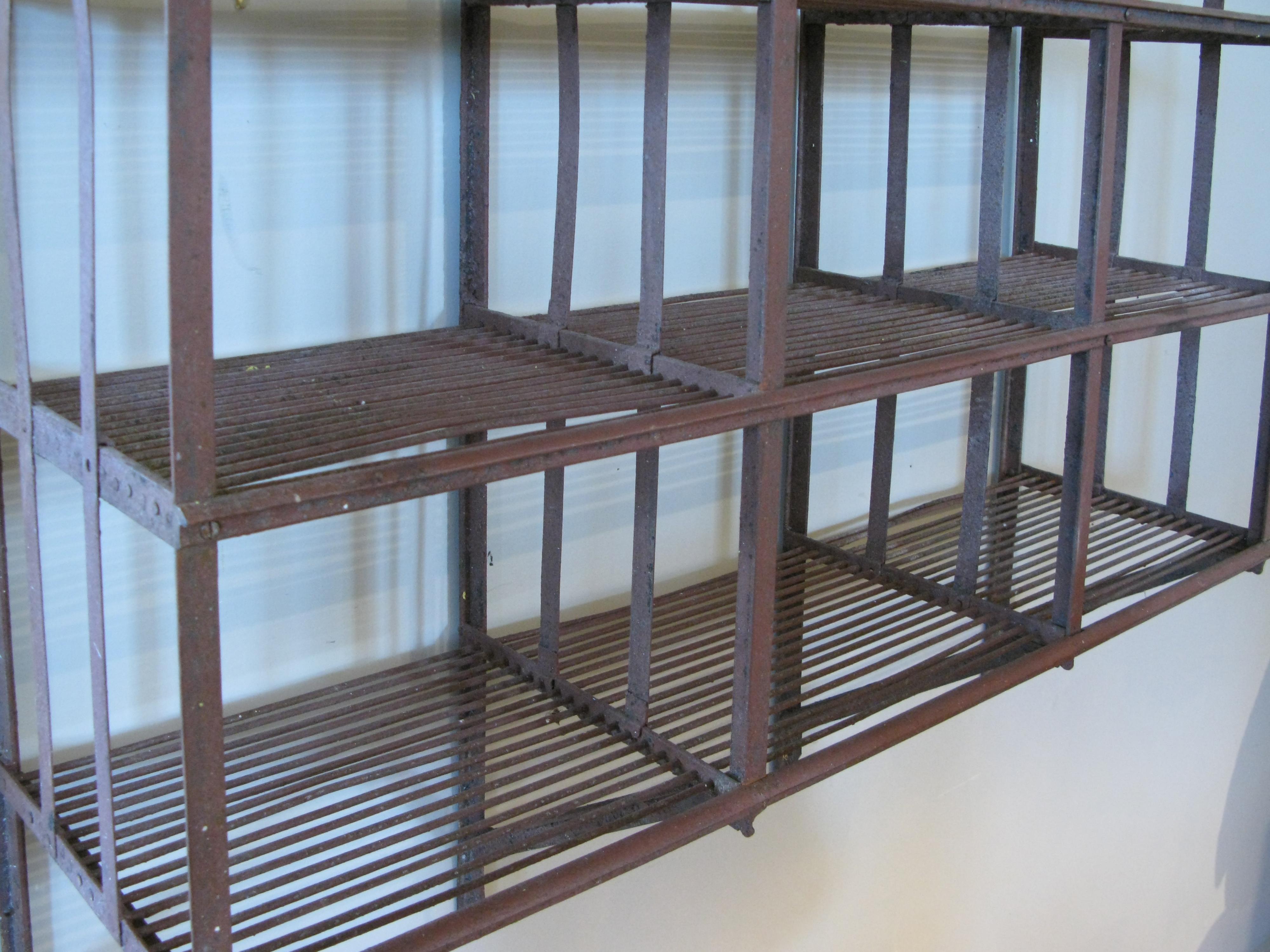 wall mounted wrought iron shelves