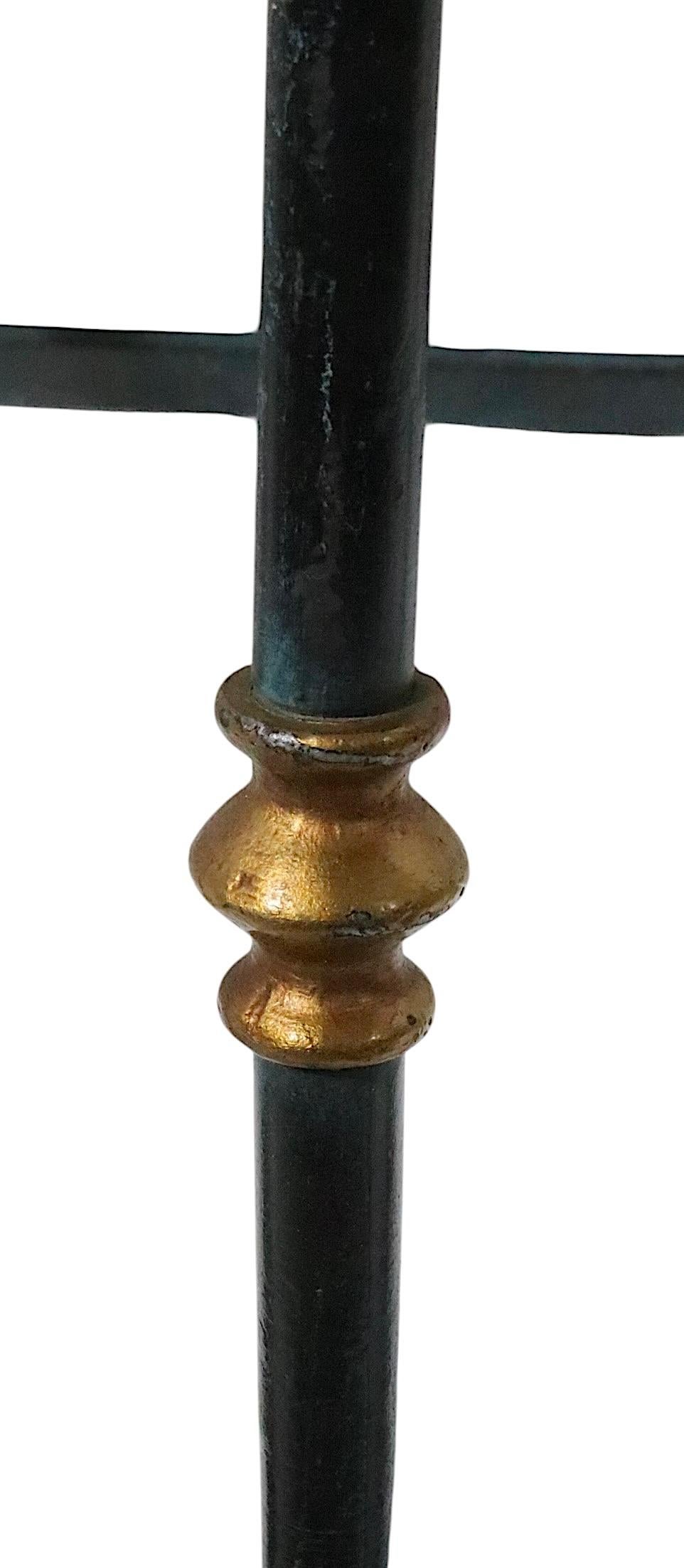Mensola da parete in ferro battuto Made in Italy attribuita a Pier Luigi Colli in vendita 8