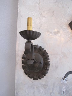 Wrought Iron Wall Sconce