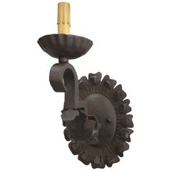 Wrought Iron Wall Sconce