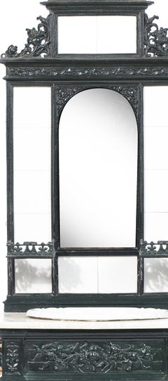 Wrought iron washbasin unit