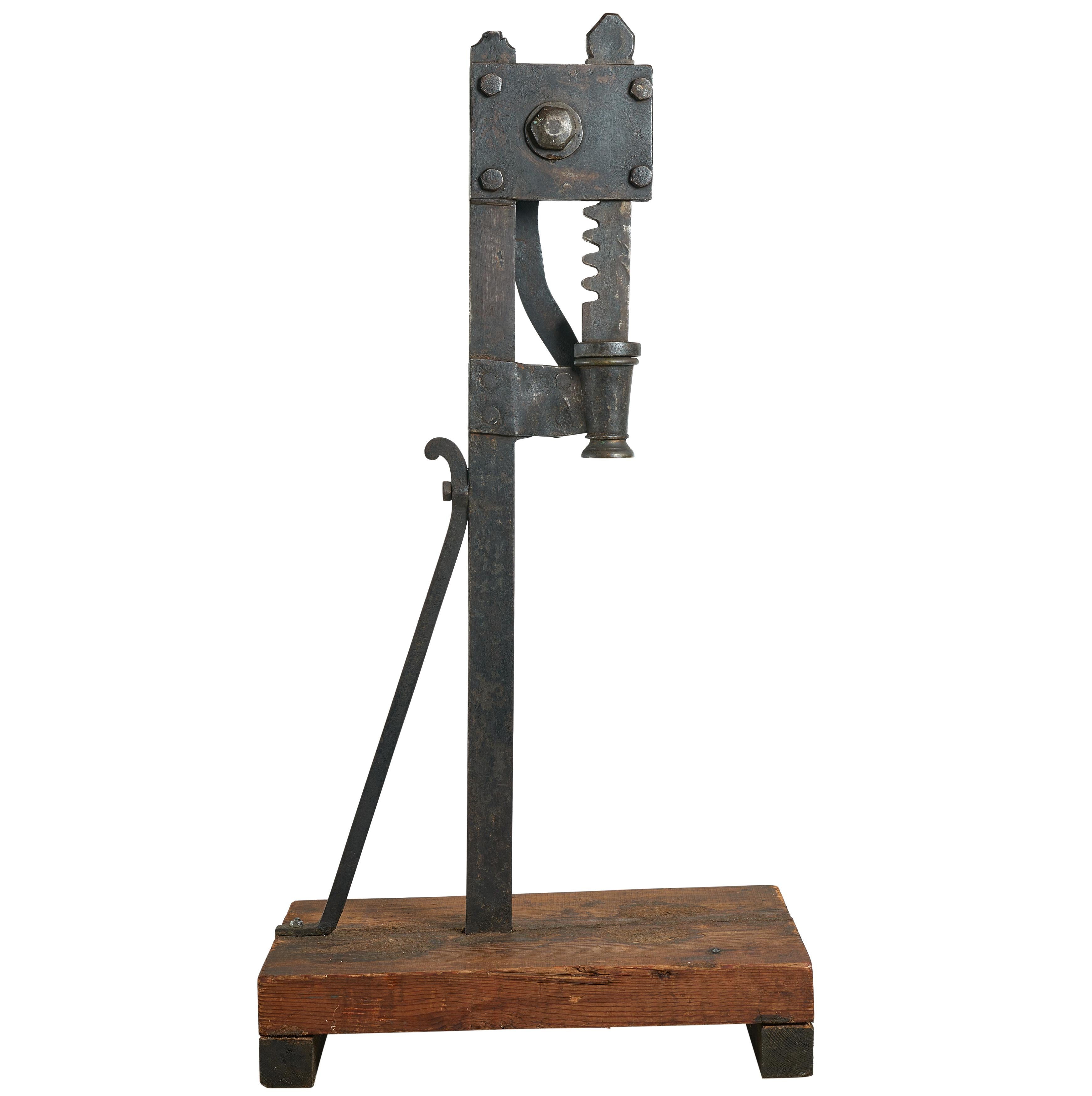 antique cork press