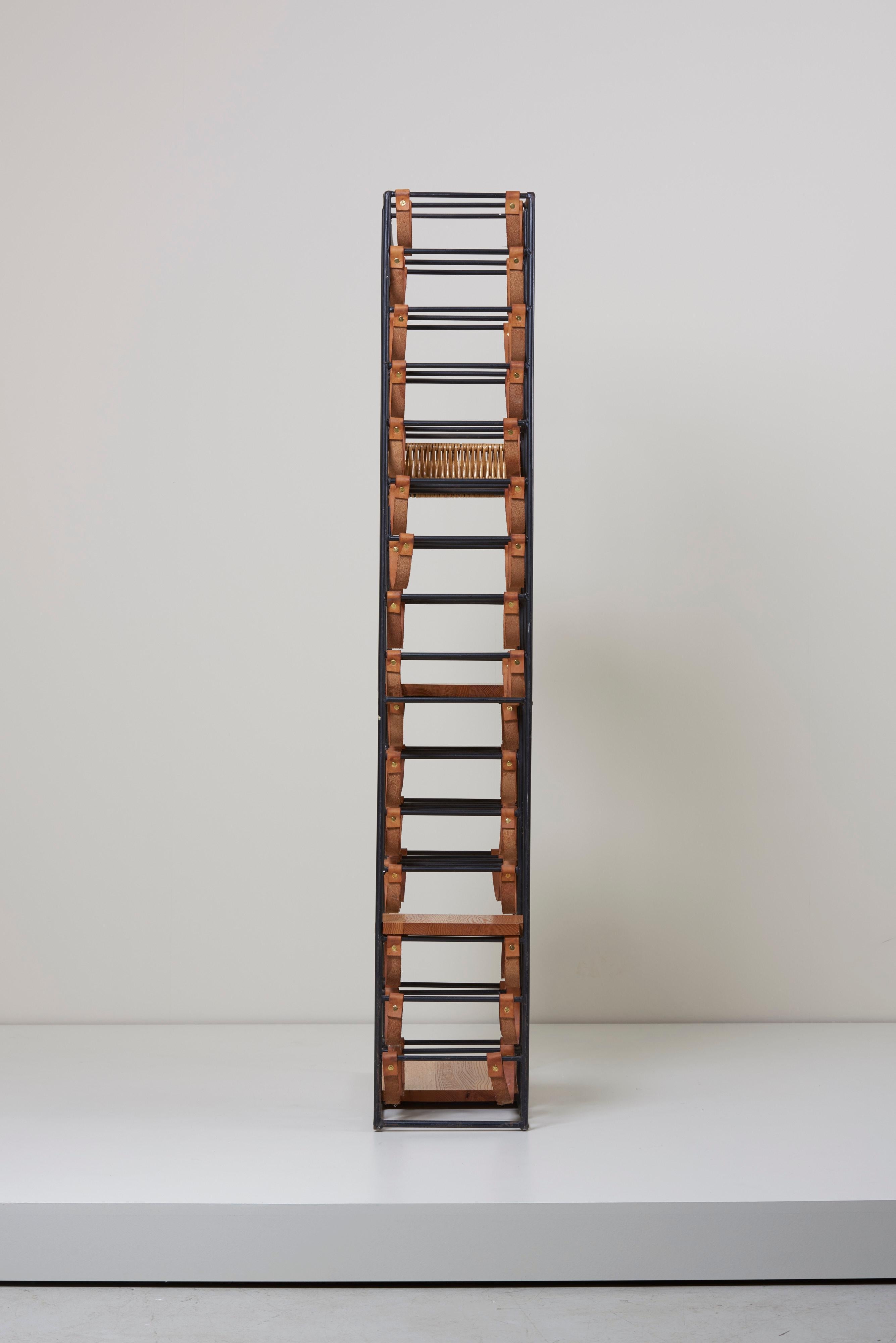 Wrought Iron Wine Rack by Arthur Umanoff for Raymor, US, 1950s In Excellent Condition In Berlin, DE