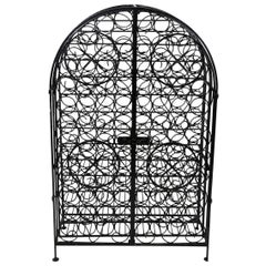 Wrought Iron Wine Safe