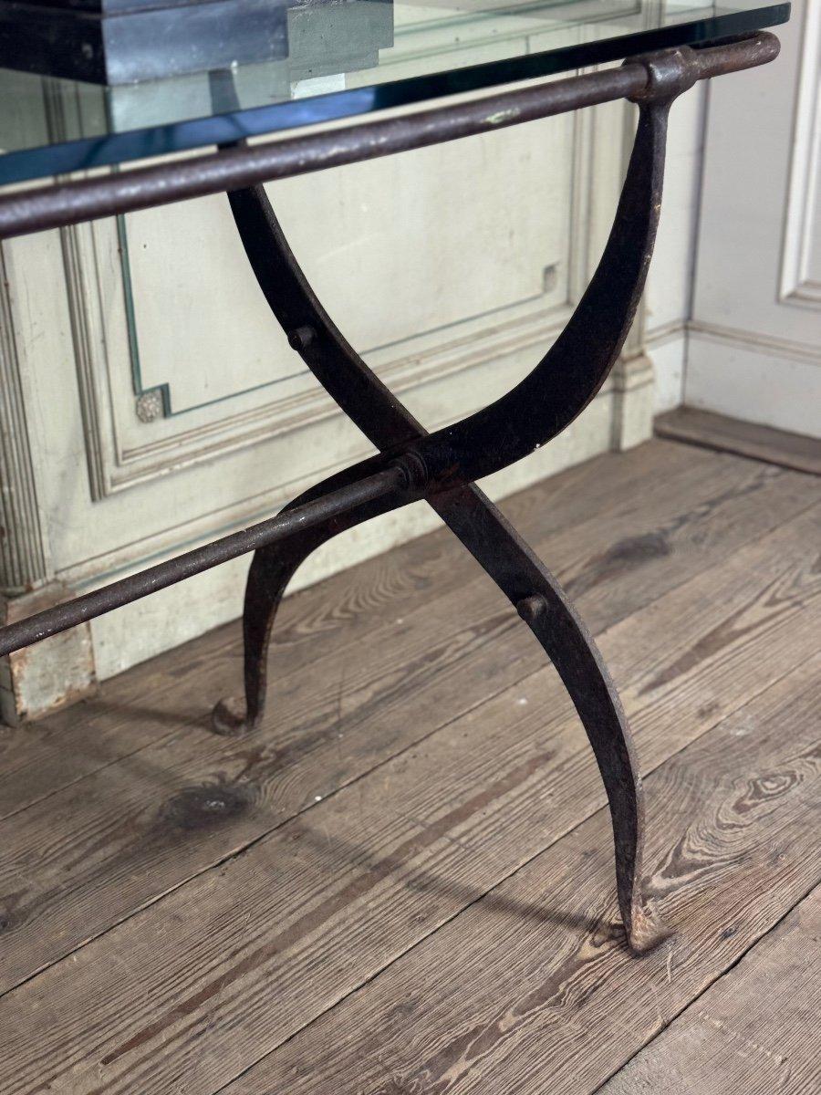 Schmiedeeisen Werkstatt Tisch CIRCA 1900 im Angebot 1