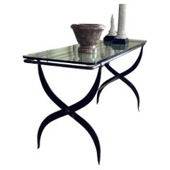 Mesa de taller de hierro forjado Circa 1900