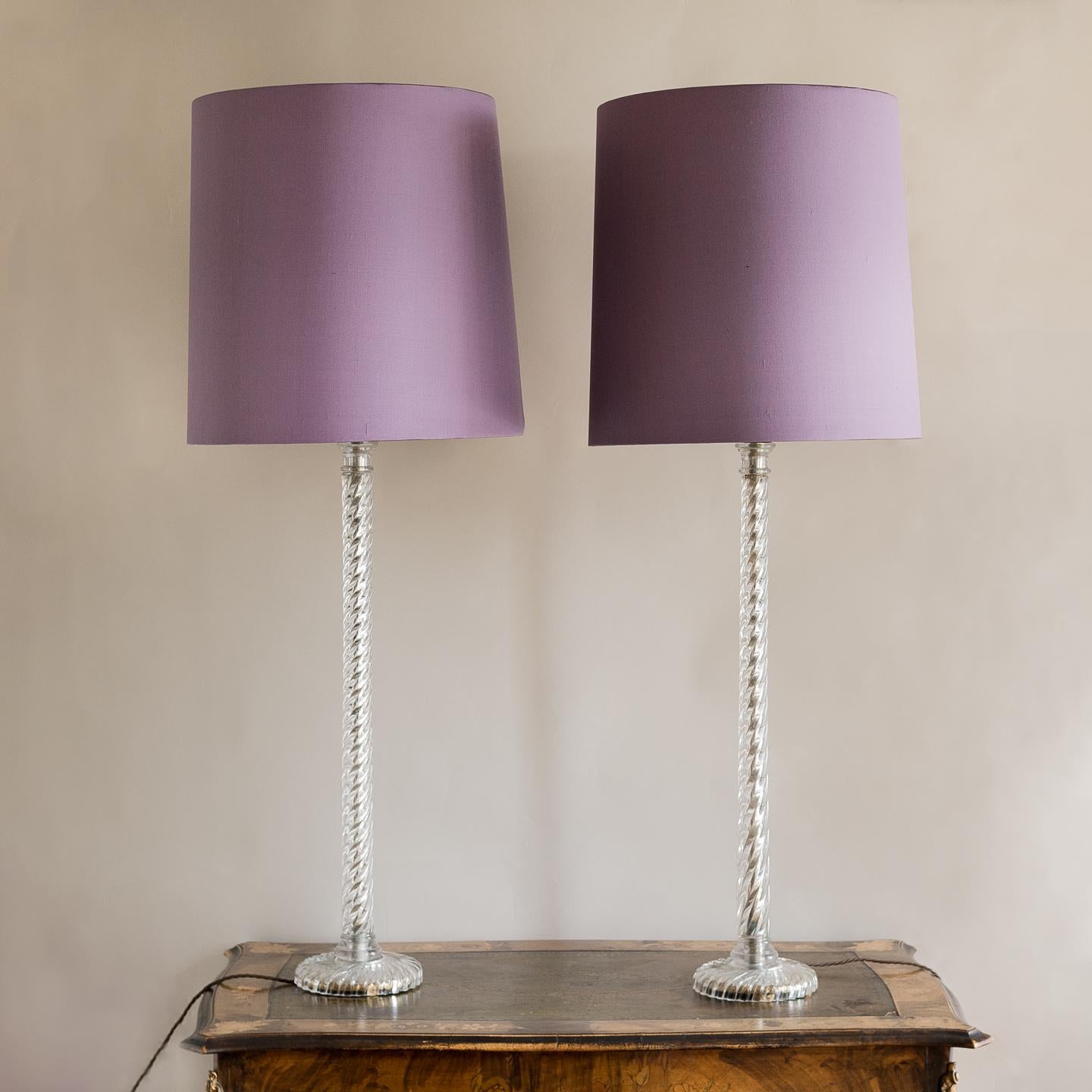 Wrythen Glass Table Lamps 3