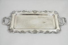 W&S Blackinton Victorian Silver Plated Narrow Serving Platter Dish Bar Tray