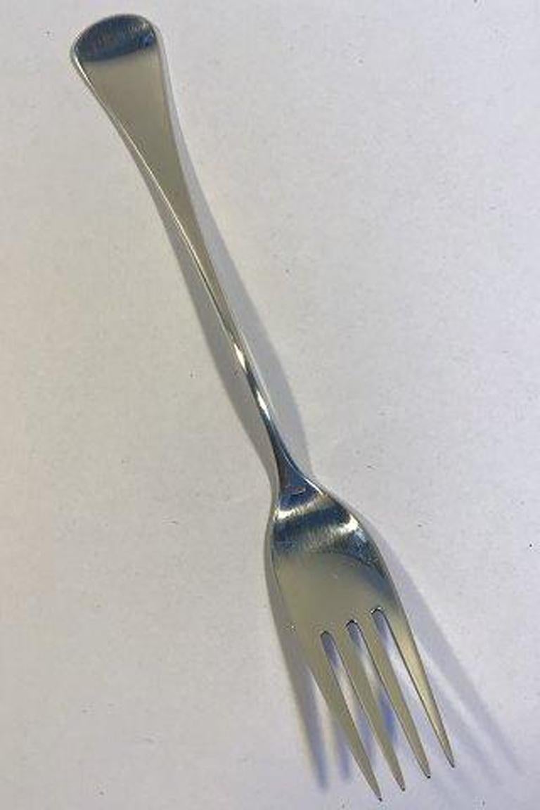 W&S Sørensen Silver Patricia Dinner Fork In Good Condition For Sale In Copenhagen, DK