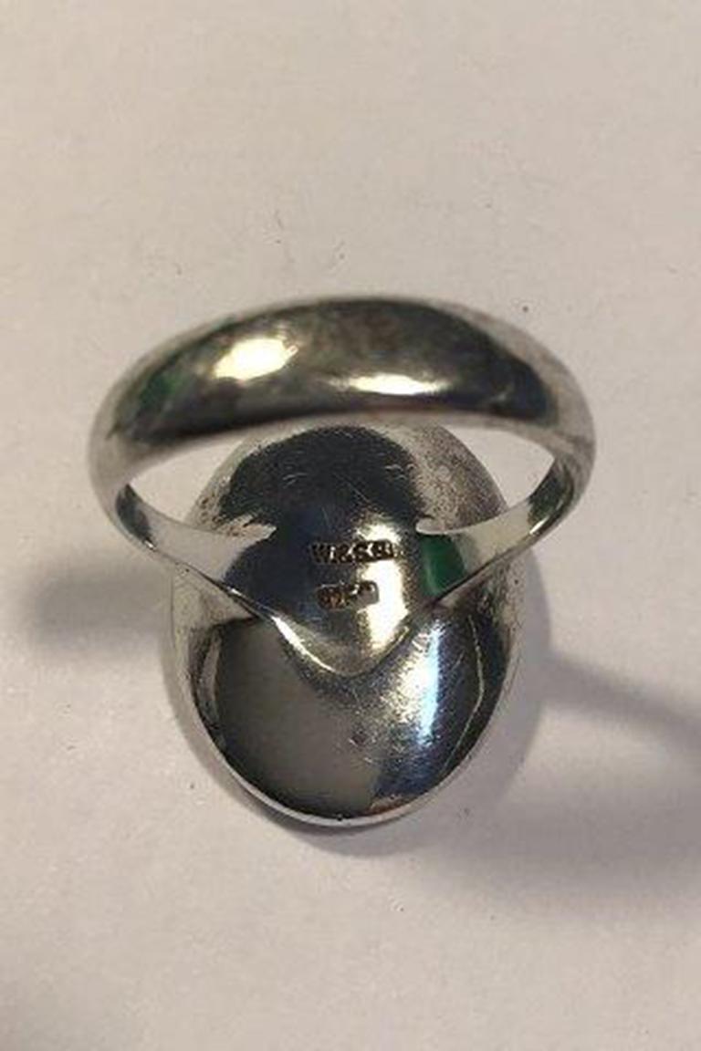 20th Century W&S Sørensen Sterling Silver Ring For Sale