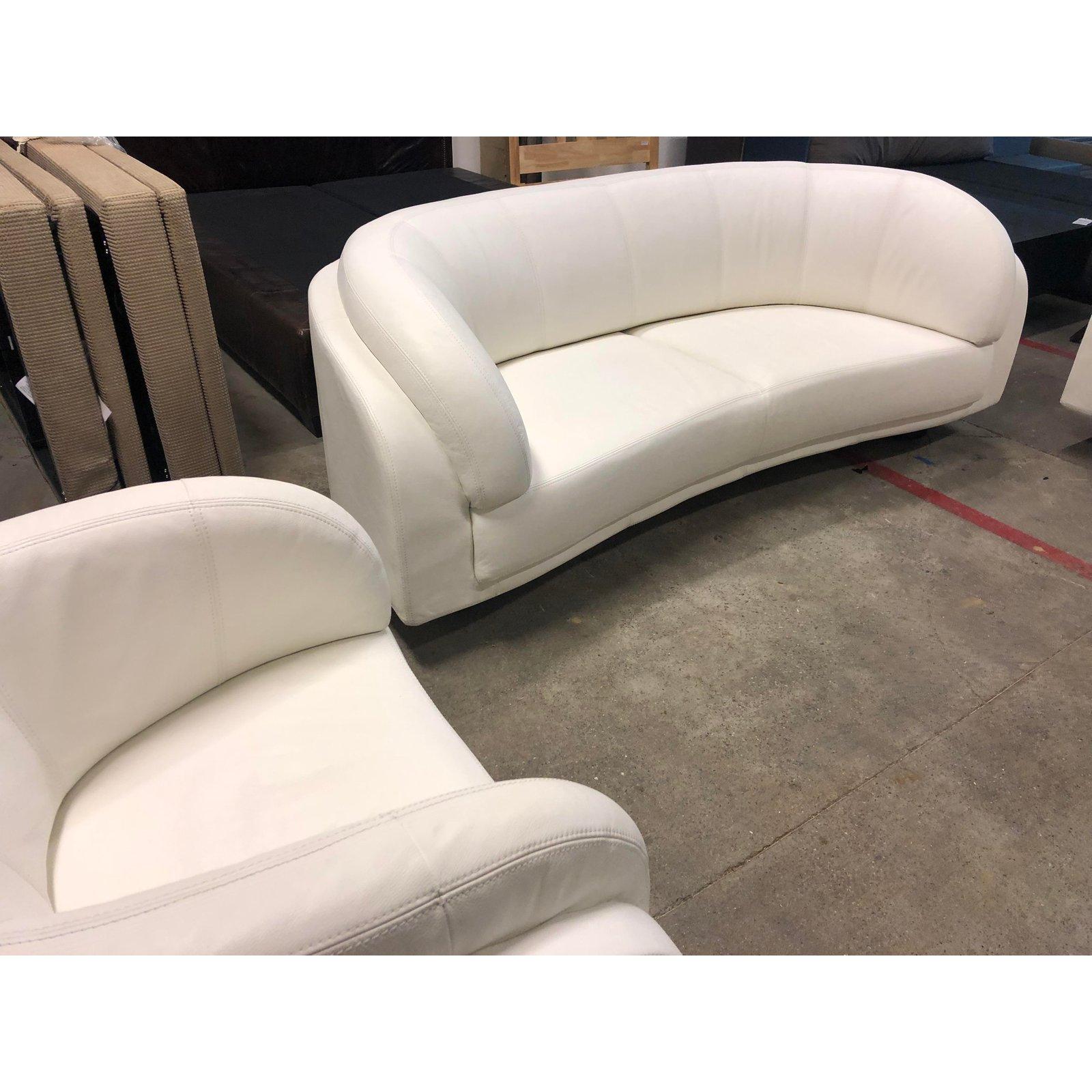 W.Schillig Arabesque Sofa and Pair of Swivel Chairs In Good Condition For Sale In San Francisco, CA