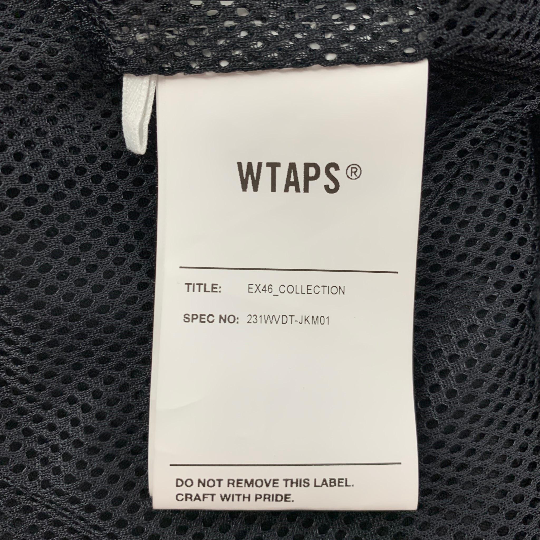 Men's WTAPS Size M Black Polyester Cotton Zip Jacket