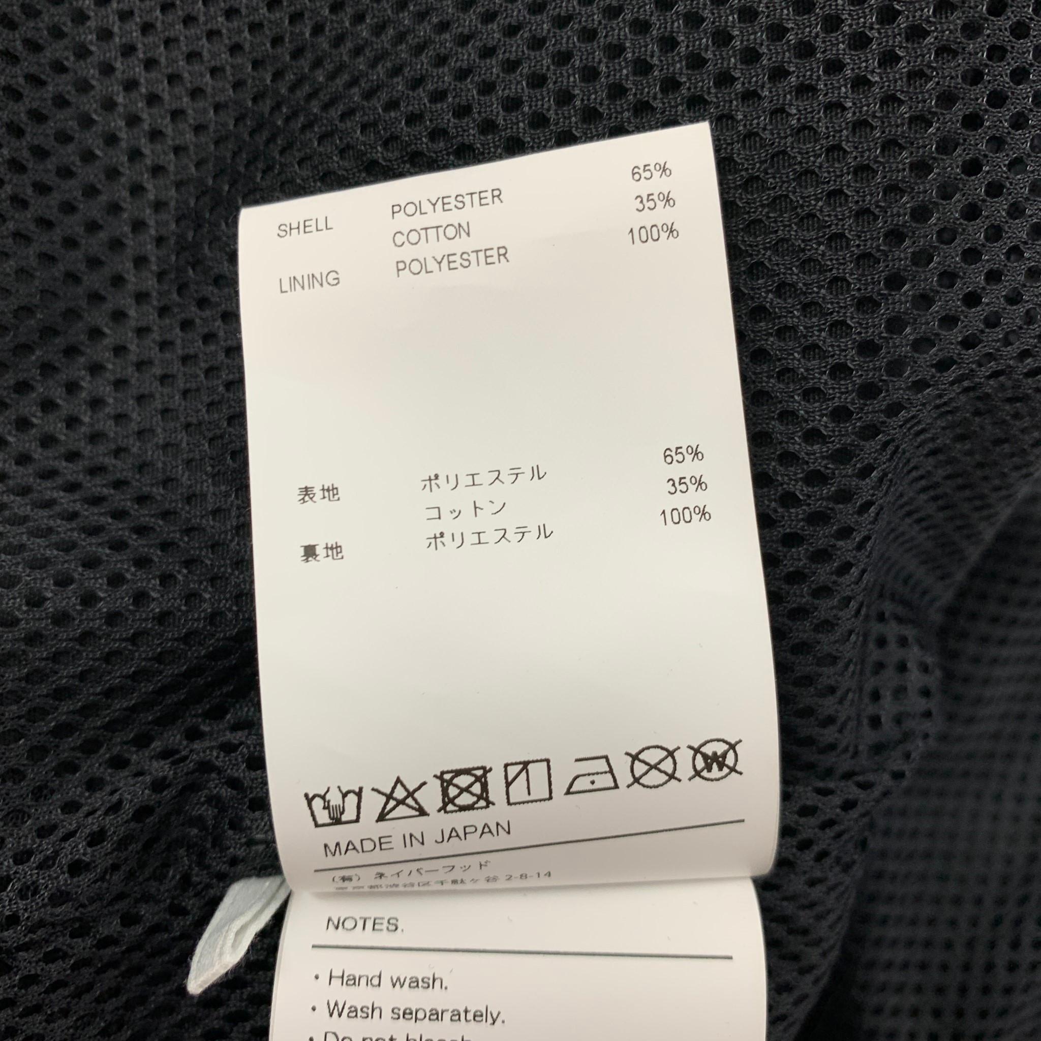 WTAPS Size M Black Polyester Cotton Zip Jacket 1