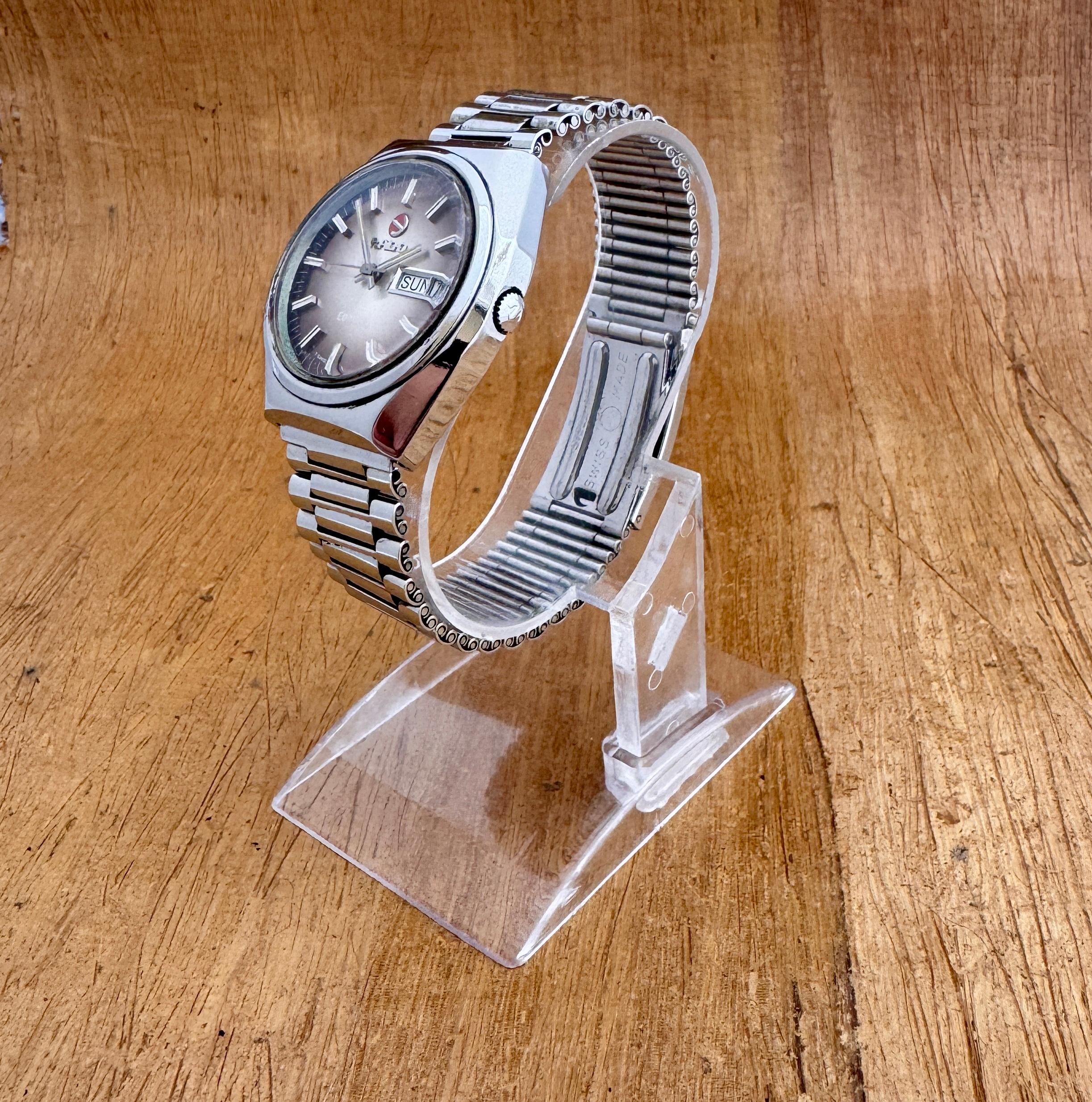 Uomo [WTS] Excellent Rado Conway Rare Dial Day- Date Stainless-steel Watch in vendita