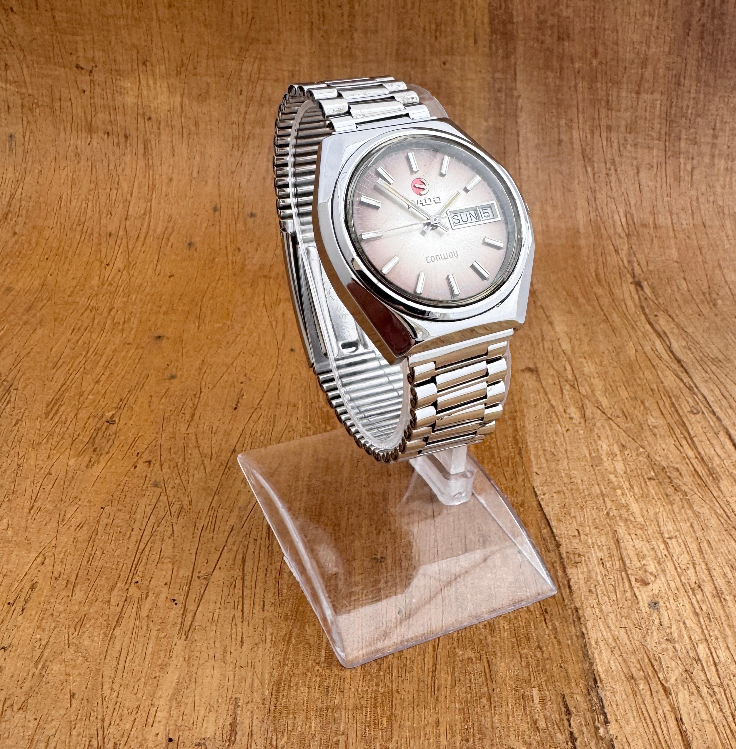 [WTS] Excellent Rado Conway Rare Dial Day- Date Stainless-steel Watch in vendita 1