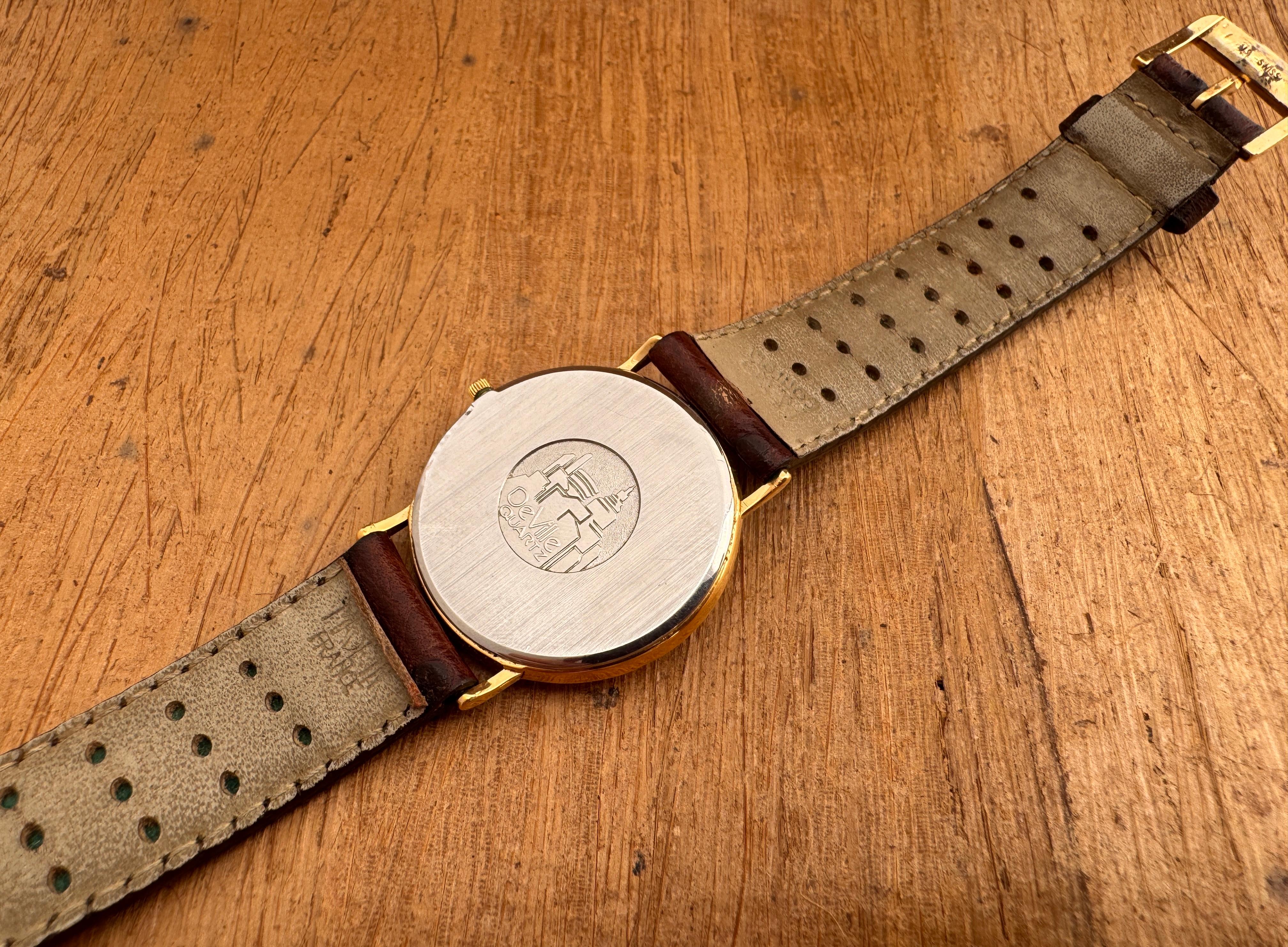 [WTS] Omega De Ville Ref 1950055 Striped Dial cal 1378 Thin Gold Plated For Sale 5