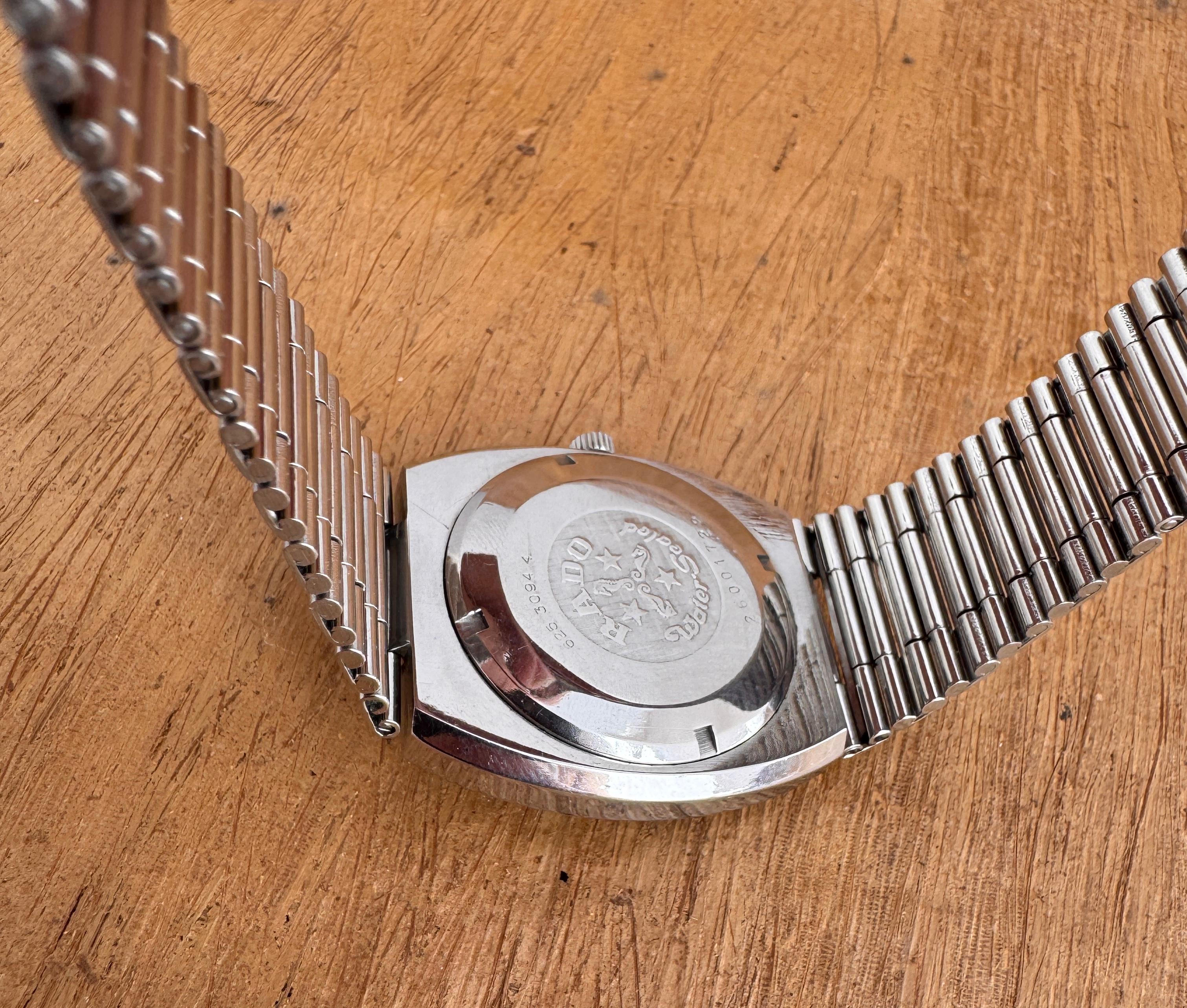 WTS] RADO CONWAY 30 watch Automatic Rare Dial Day / Date Stainless Steel Watch in vendita 7