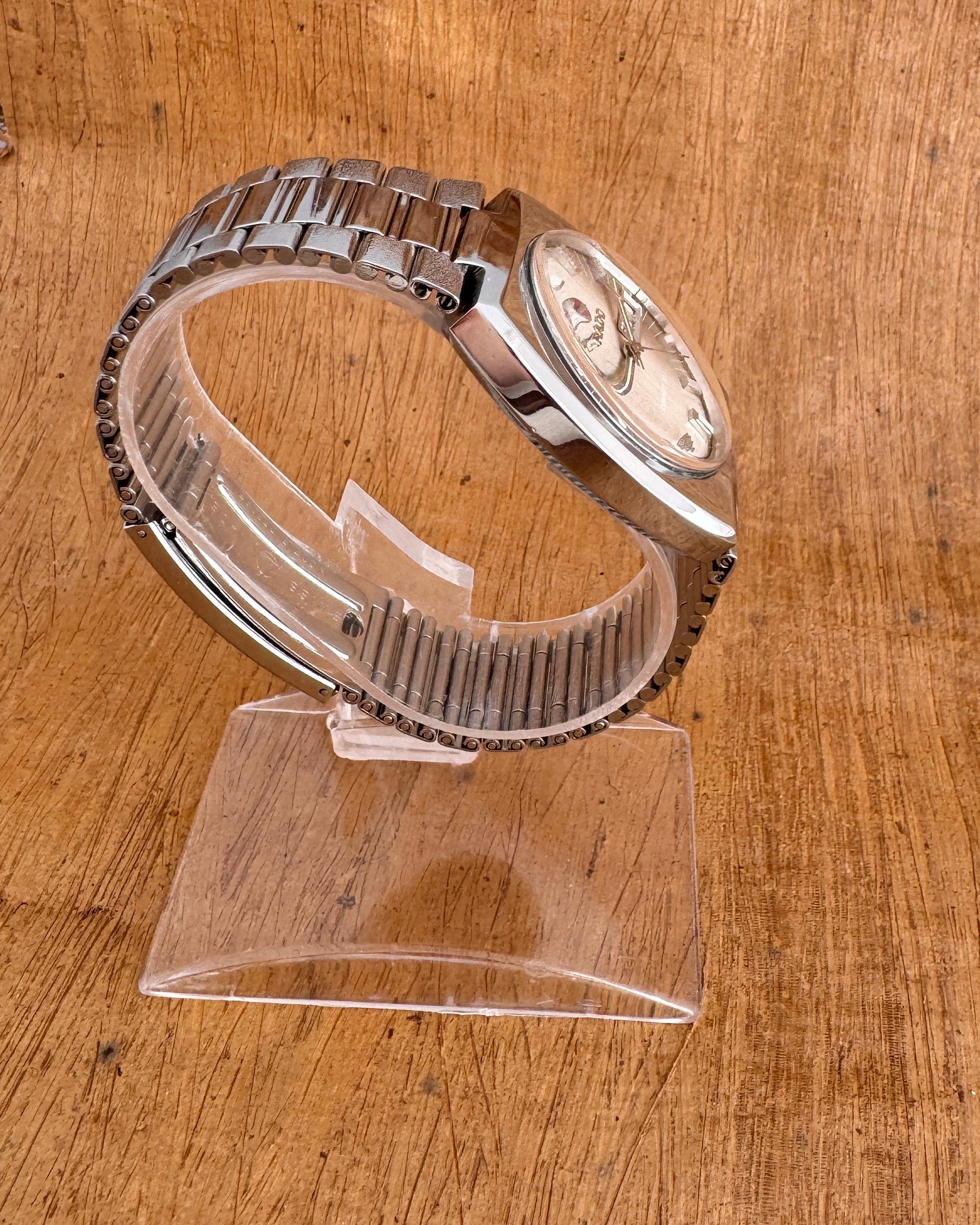 WTS] RADO CONWAY 30 watch Automatic Rare Dial Day / Date Stainless Steel Watch in vendita 2