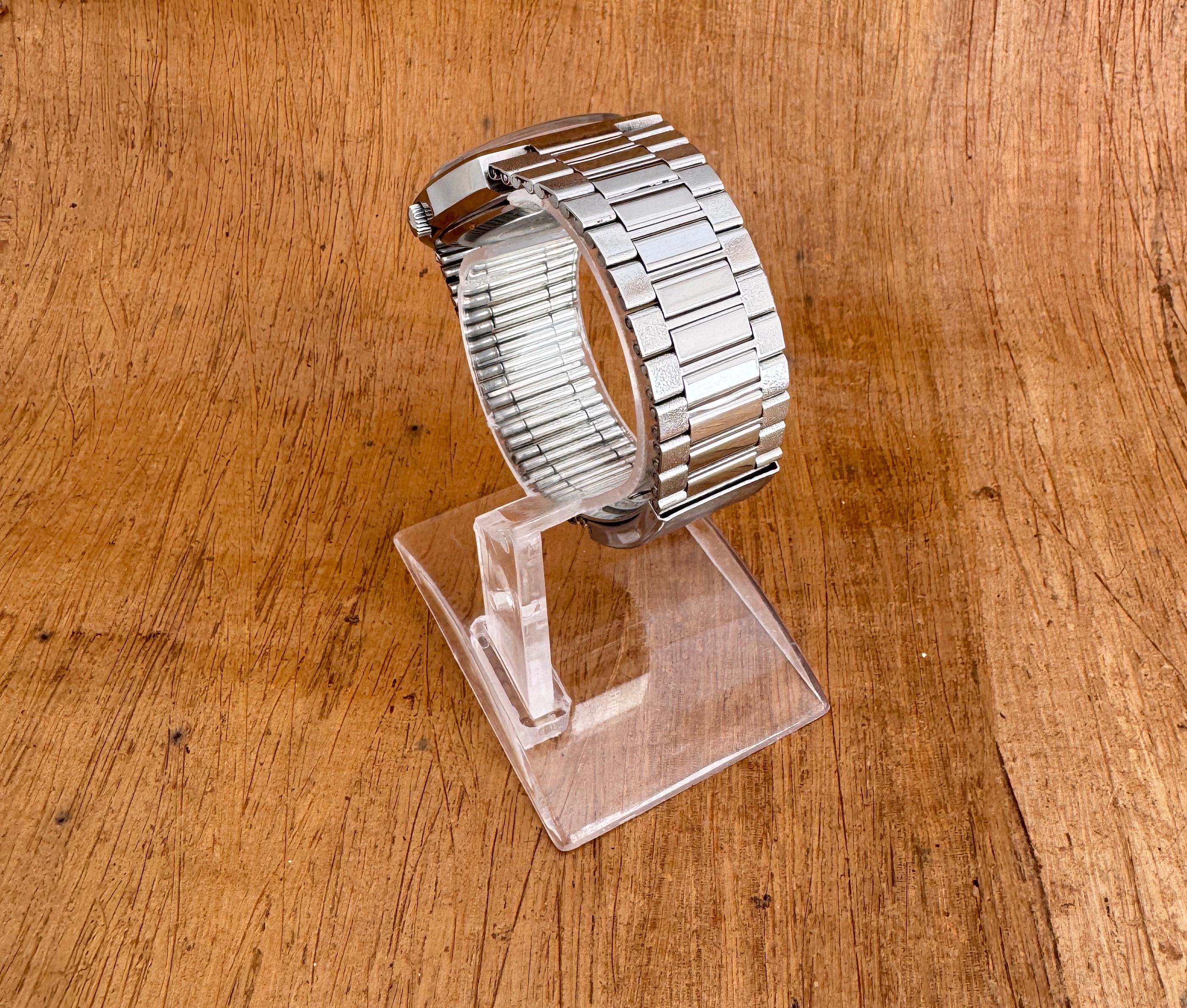 WTS] RADO CONWAY 30 watch Automatic Rare Dial Day / Date Stainless Steel Watch in vendita 4