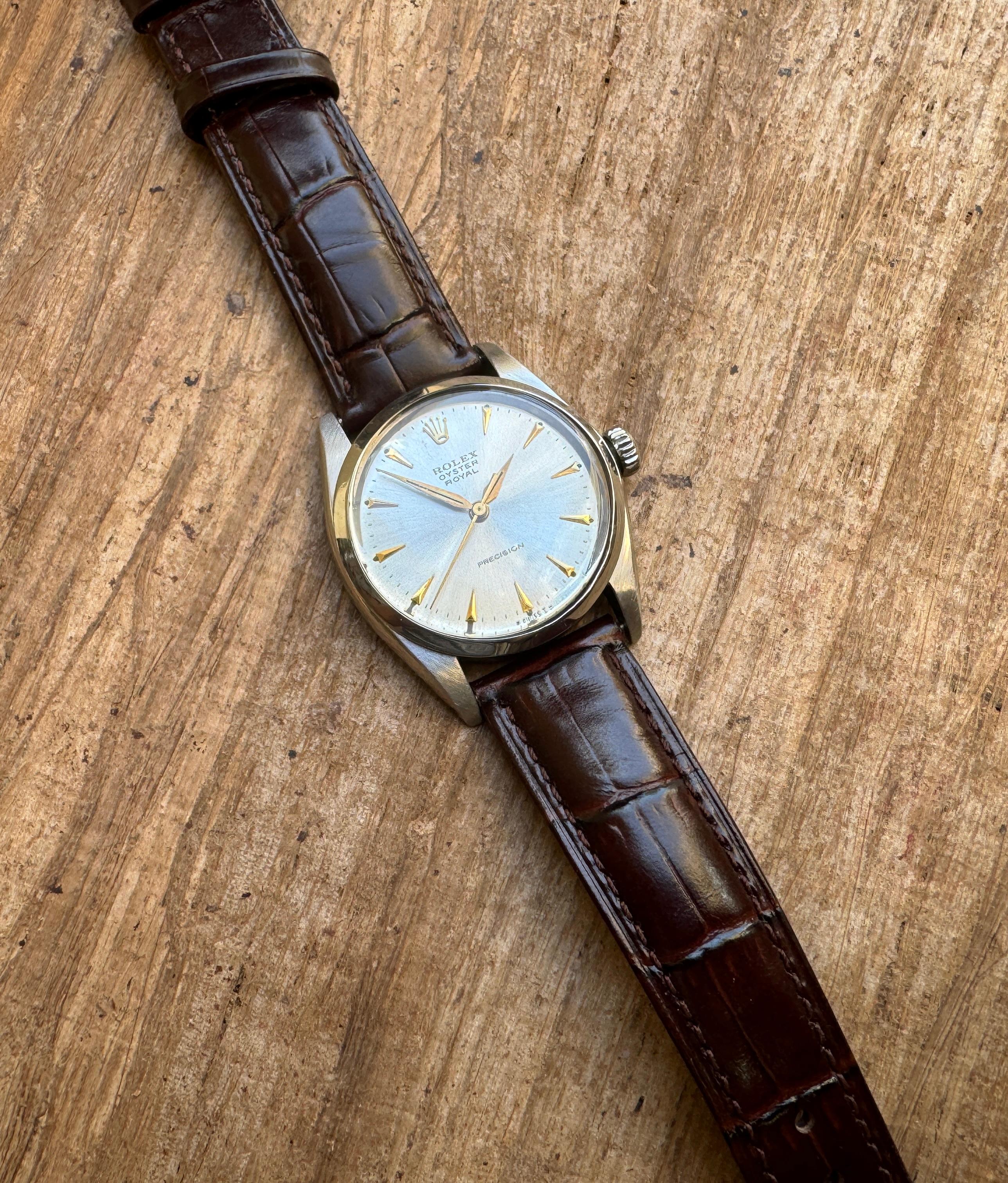 [WTS] Rolex Oyster Precision Royal Ref.6426 Intact Rare Dial Men's Watch in vendita 8