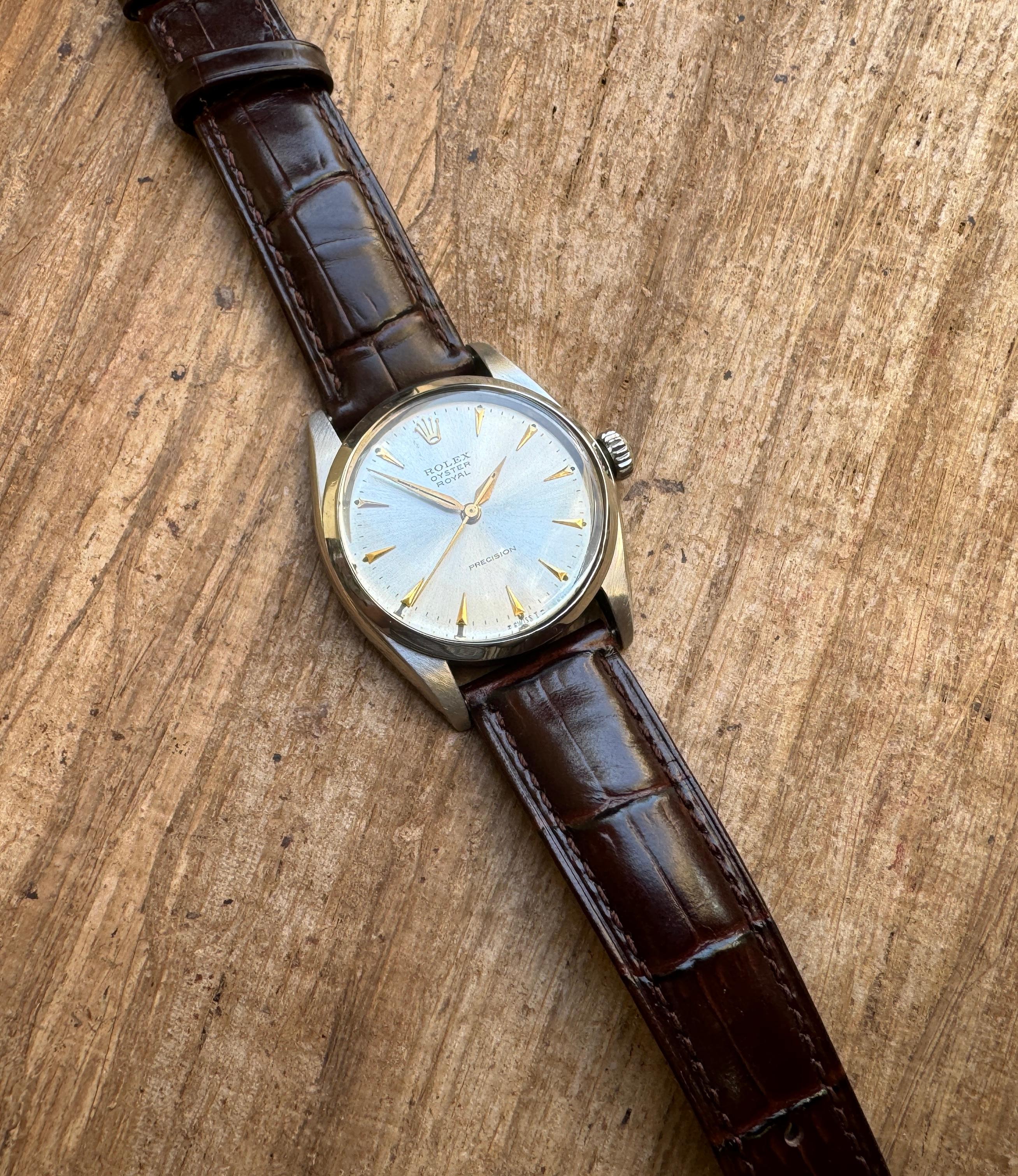 [WTS] Rolex Oyster Precision Royal Ref.6426 Intact Rare Dial Men's Watch in vendita 9