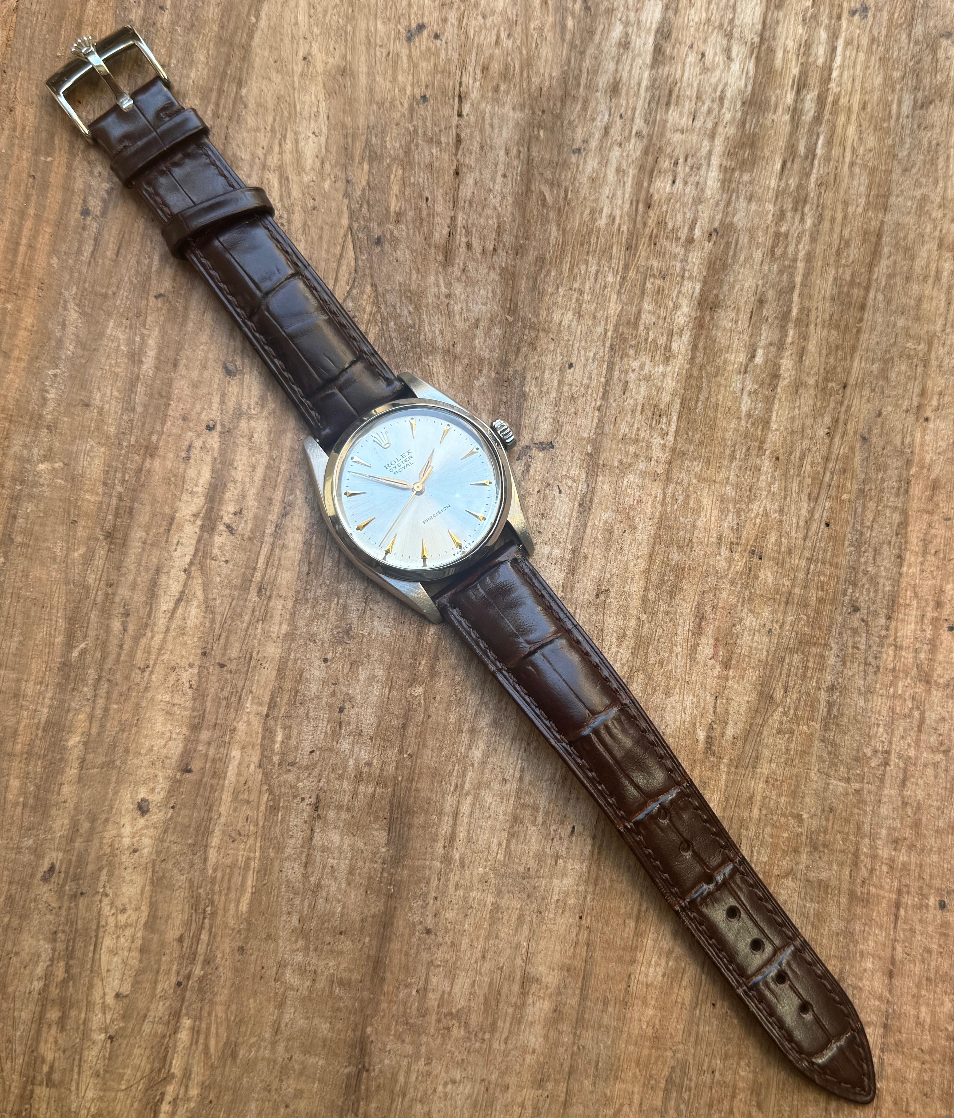 [WTS] Rolex Oyster Precision Royal Ref.6426 Intact Rare Dial Men's Watch in vendita 10