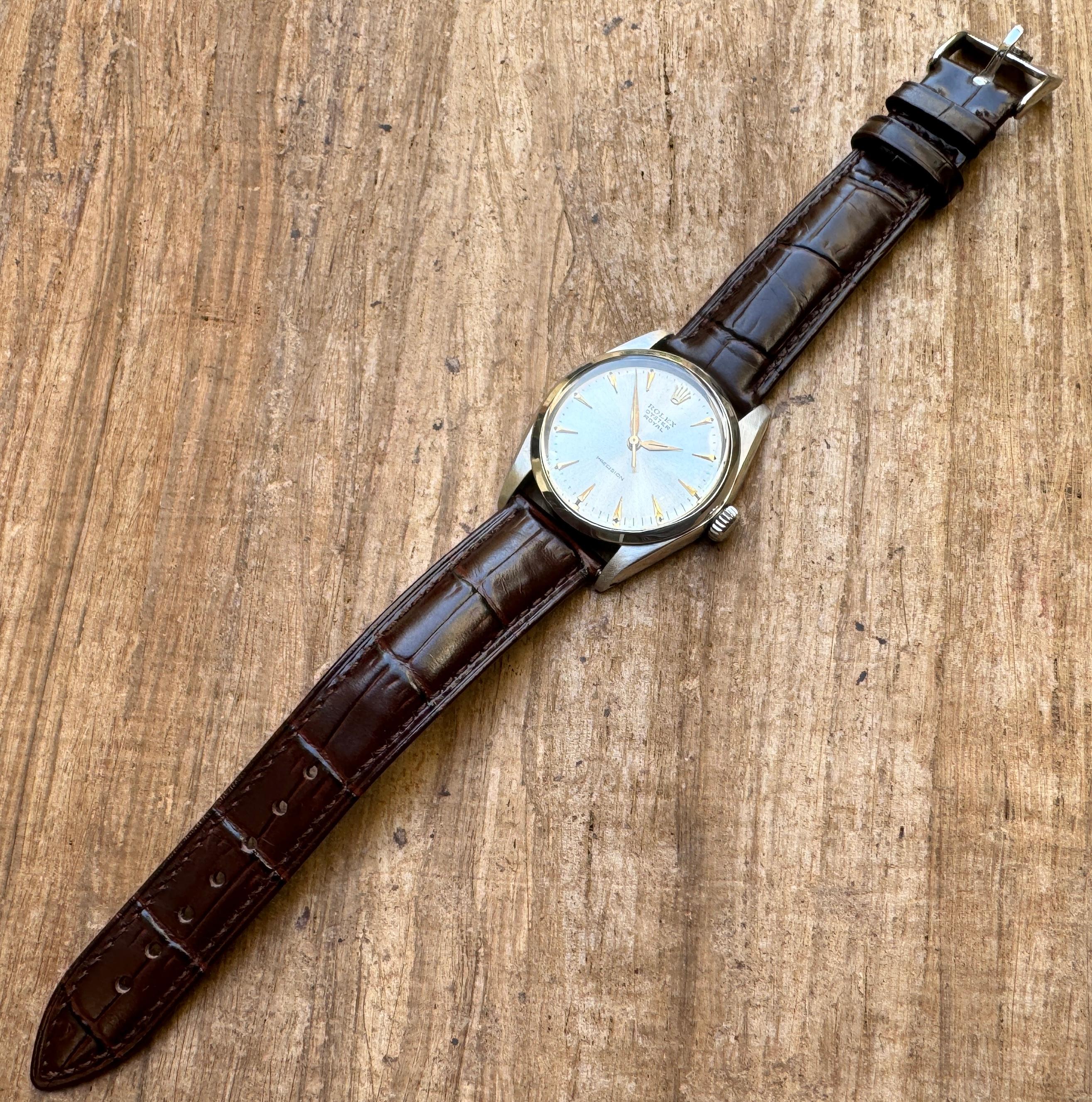 [WTS] Rolex Oyster Precision Royal Ref.6426 Intact Rare Dial Men's Watch in vendita 14