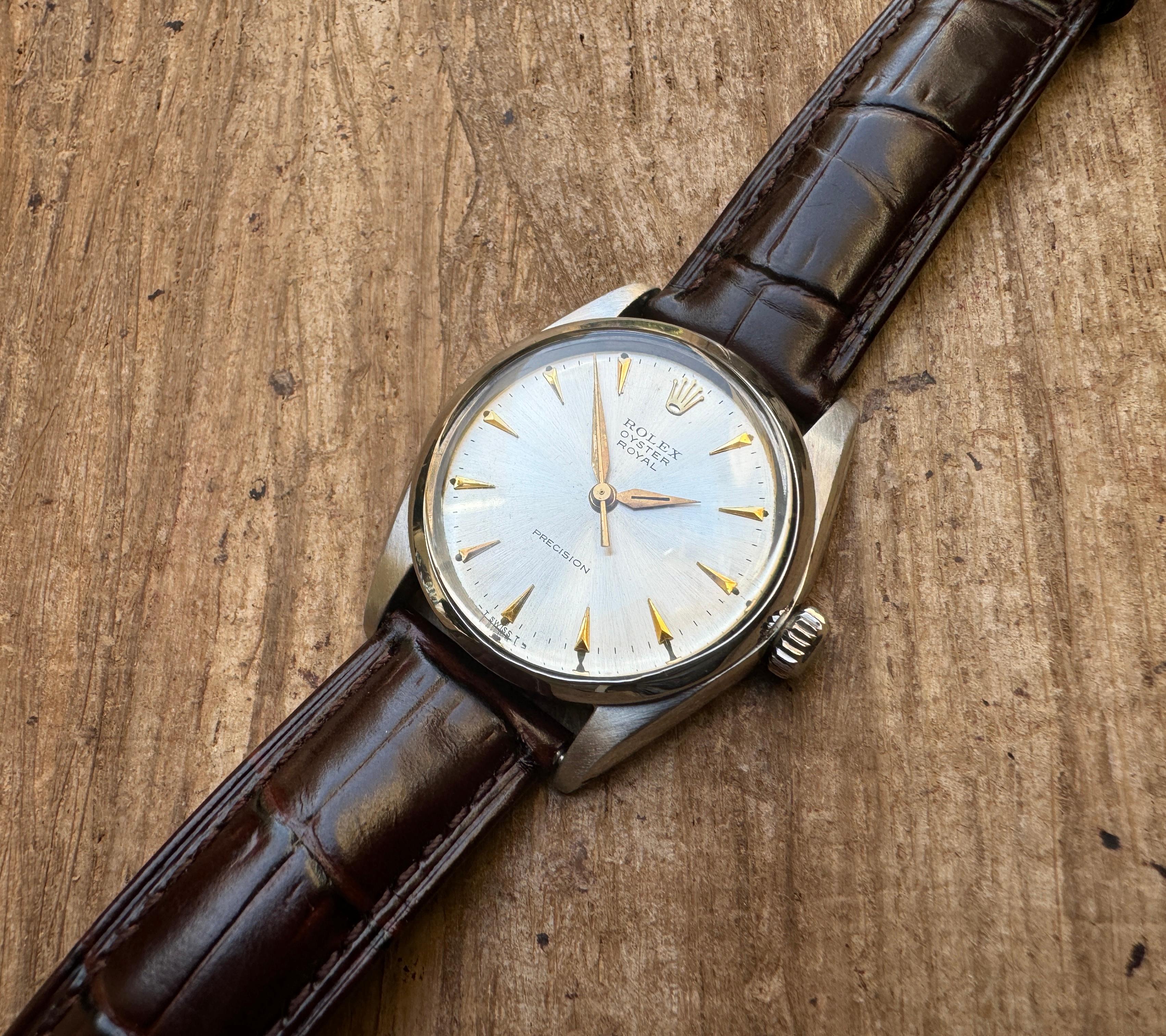 [WTS] Rolex Oyster Precision Royal Ref.6426 Intact Rare Dial Men's Watch in vendita 15