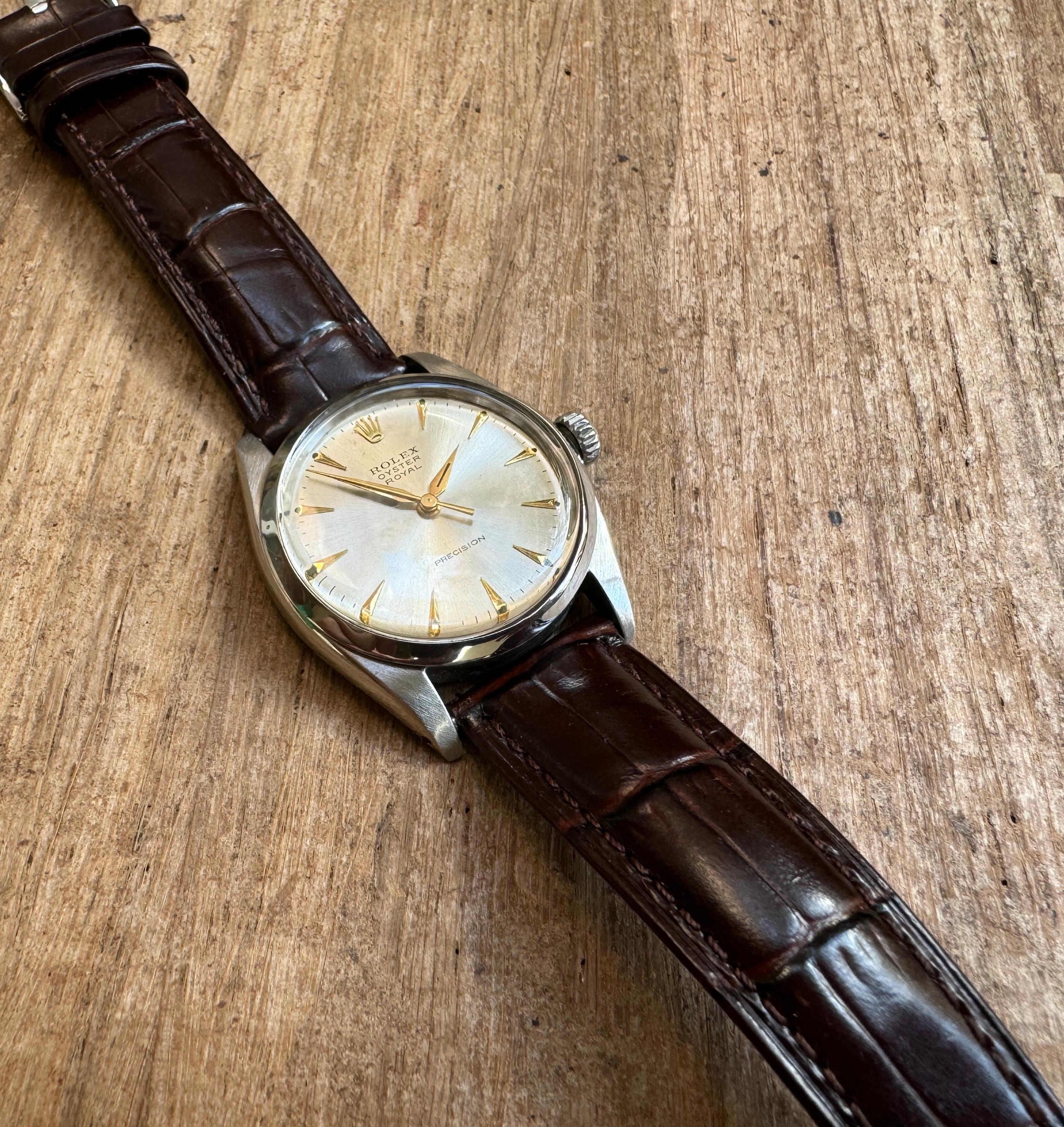 [WTS] Rolex Oyster Precision Royal Ref.6426 Intact Rare Dial Men's Watch in vendita 16