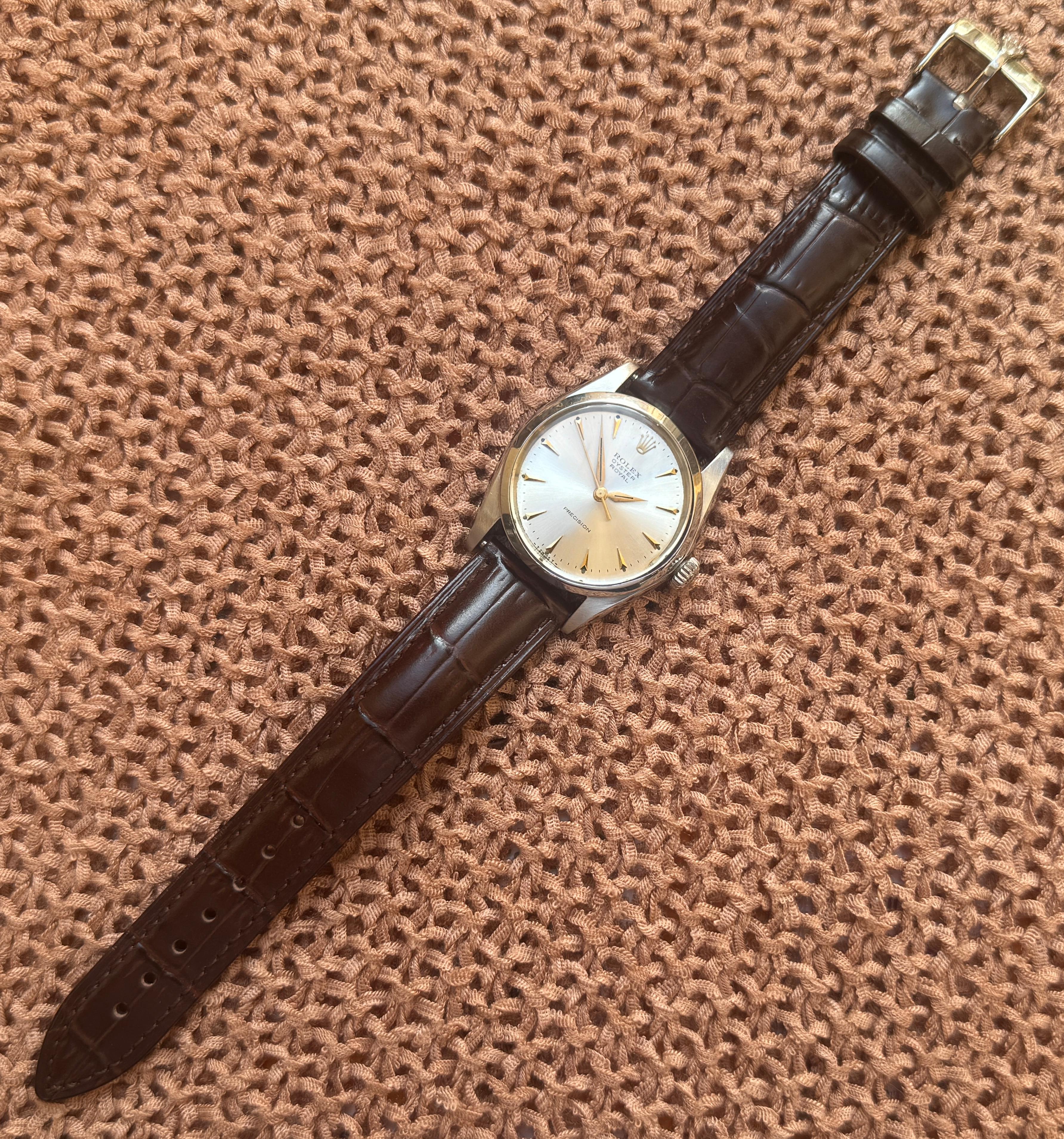 [WTS] Rolex Oyster Precision Royal Ref.6426 Intact Rare Dial Men's Watch In condizioni buone in vendita a Toronto, CA