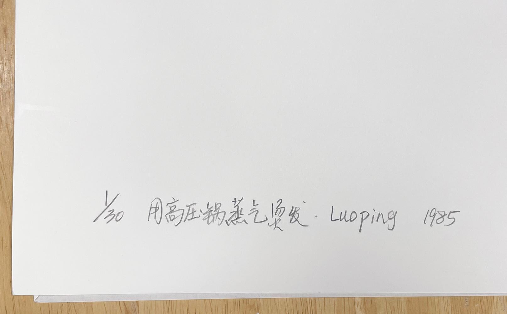 Luoping - Schwarz-Weiß-Fotografie, Dokumentarfilm, Haarsalon im Angebot 2