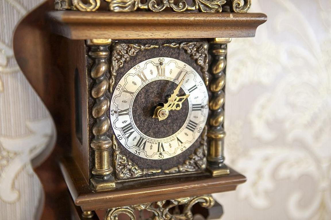 Wuba Wall Clock from the Mid. 20th Century in Oak Case 1