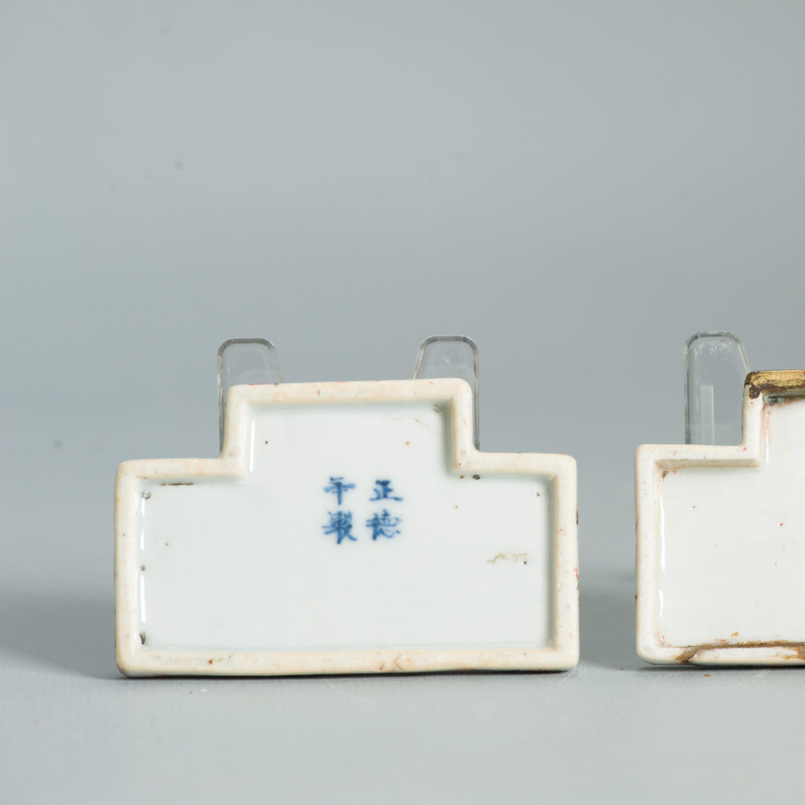 Wucai 17C Antigua Porcelana China Ko Akae Caja de Incienso Periodo Tianqi Chongzhen en venta 9