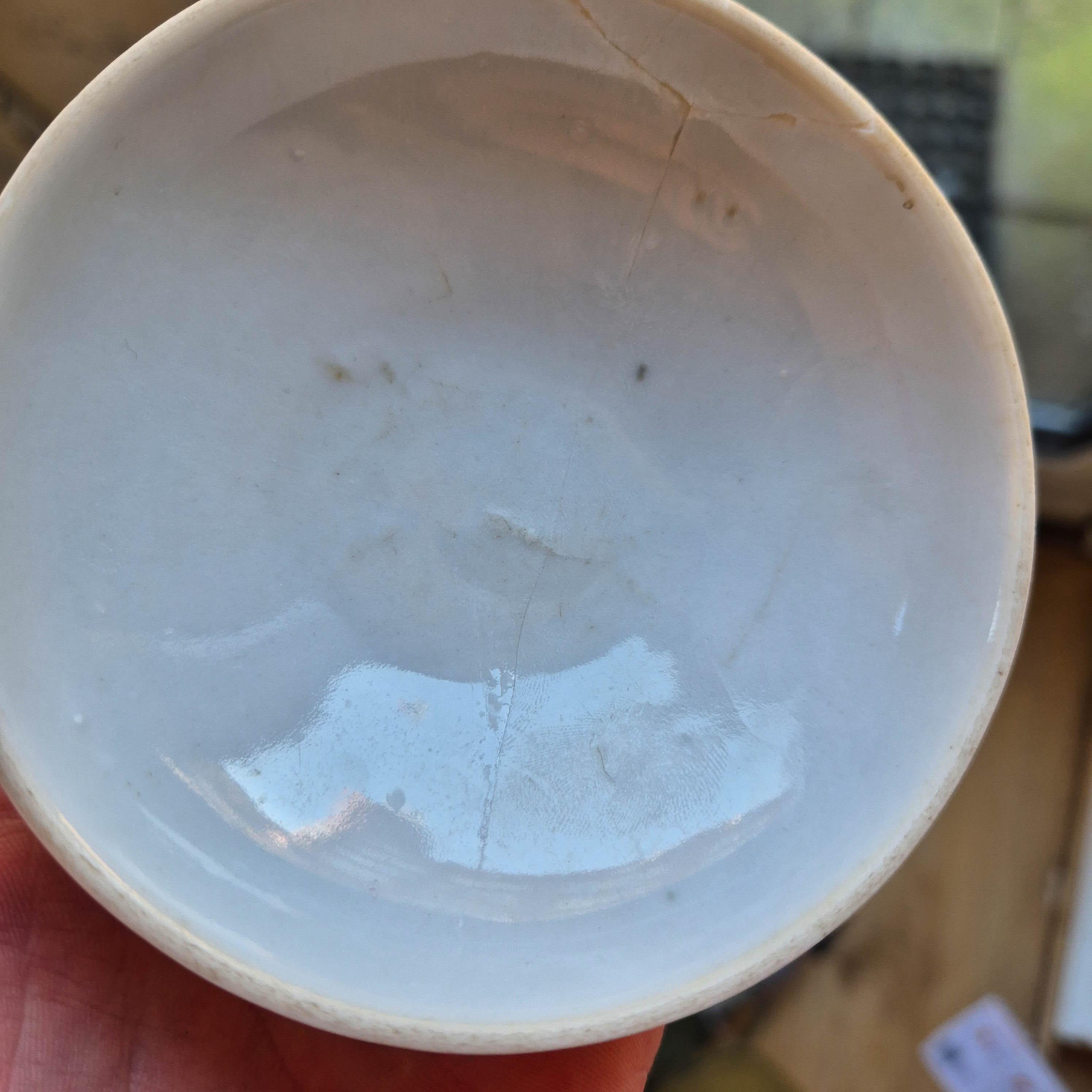 Wucai 17C Antique Chinese Porcelain Ko Akae Lidded Tea Bowl Chongzhen Period 1
