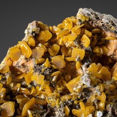 Wulfenite dalla miniera di Touissit, provincia di Jerada, Orientale, Marocco