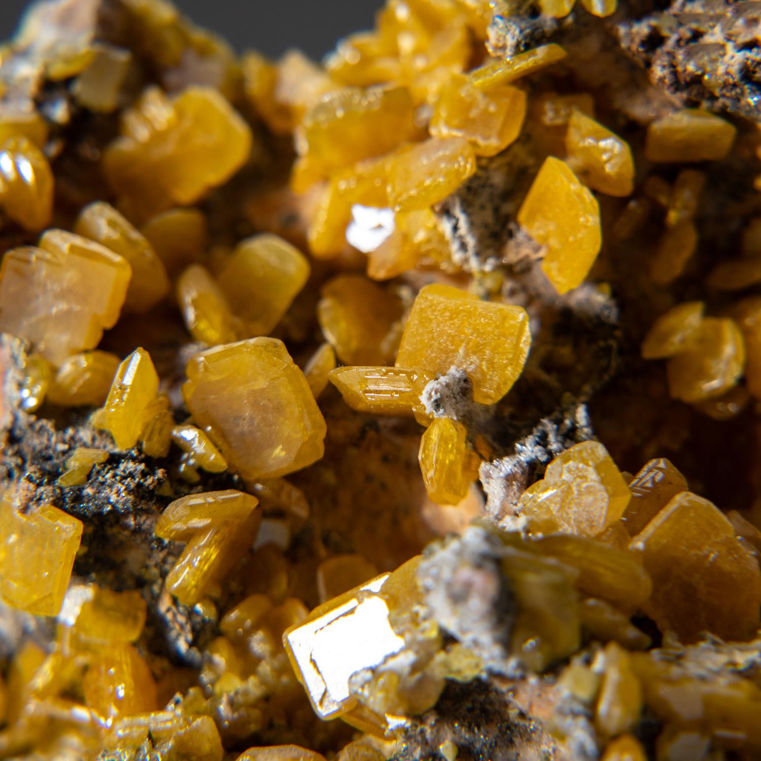 Crystal Wulfenite from Touissit Mine, Jerada Province, Oriental, Morocco For Sale