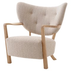 Wulff ATD2 Lounge Chair in Karakorum 003 e Oak oliato per &Tradition