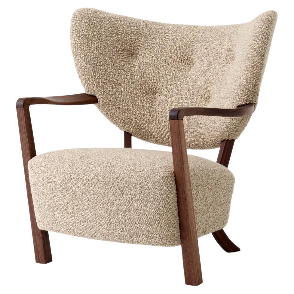 Wulff ATD2 Lounge Chair in Karakorum 003 & Oiled Walnut for &Tradition