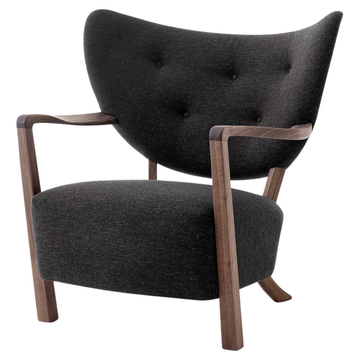 Wulff ATD2 Loungesessel, Kvadrat - Hallingdal 65/ 0376 & Nussbaum für & Tradition