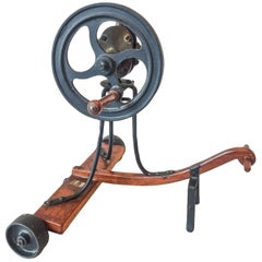 Antique Wunderkammer Curiosity Italian Academic Model of Water Pump for Irrigation 1880