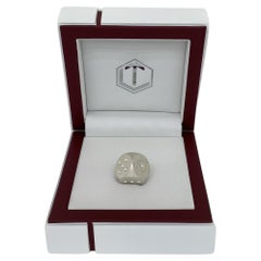 Würfel Sterlingsilber im weißen Etui