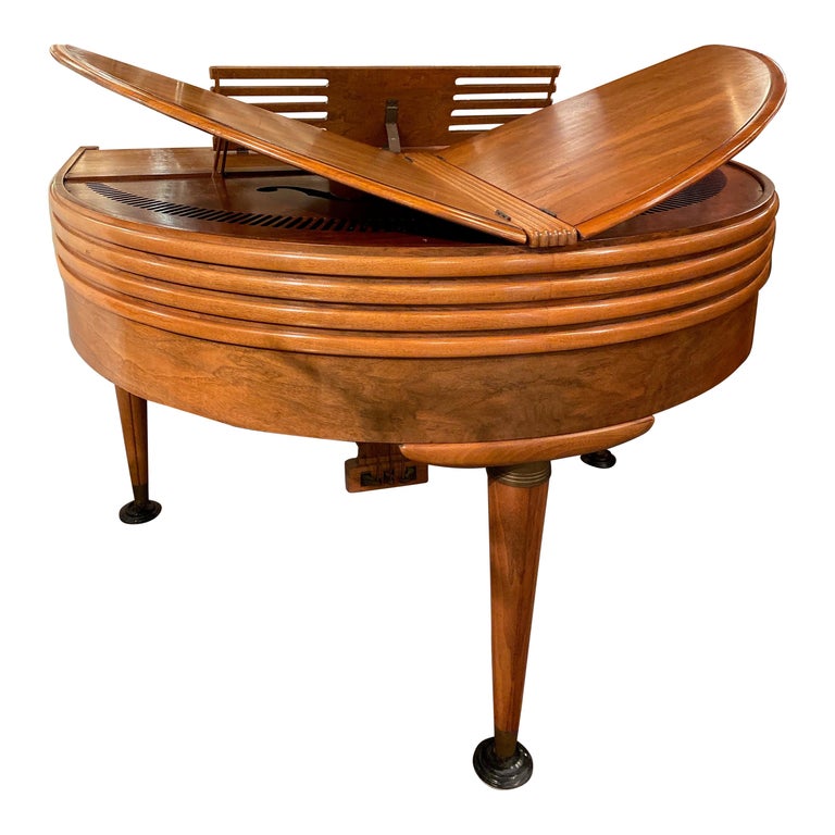 Wurlitzer Butterfly Baby Grand Piano Art Deco Streamline at 1stDibs