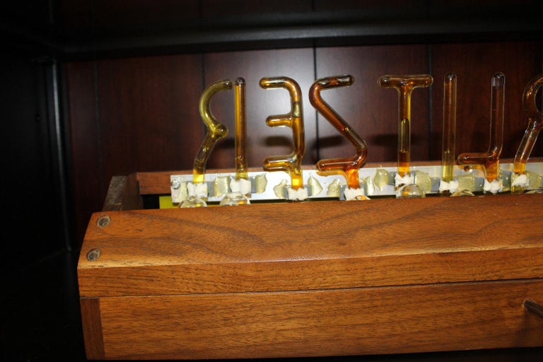 Wurlitzer Music Bubbling Advertising Light For Sale at 1stDibs