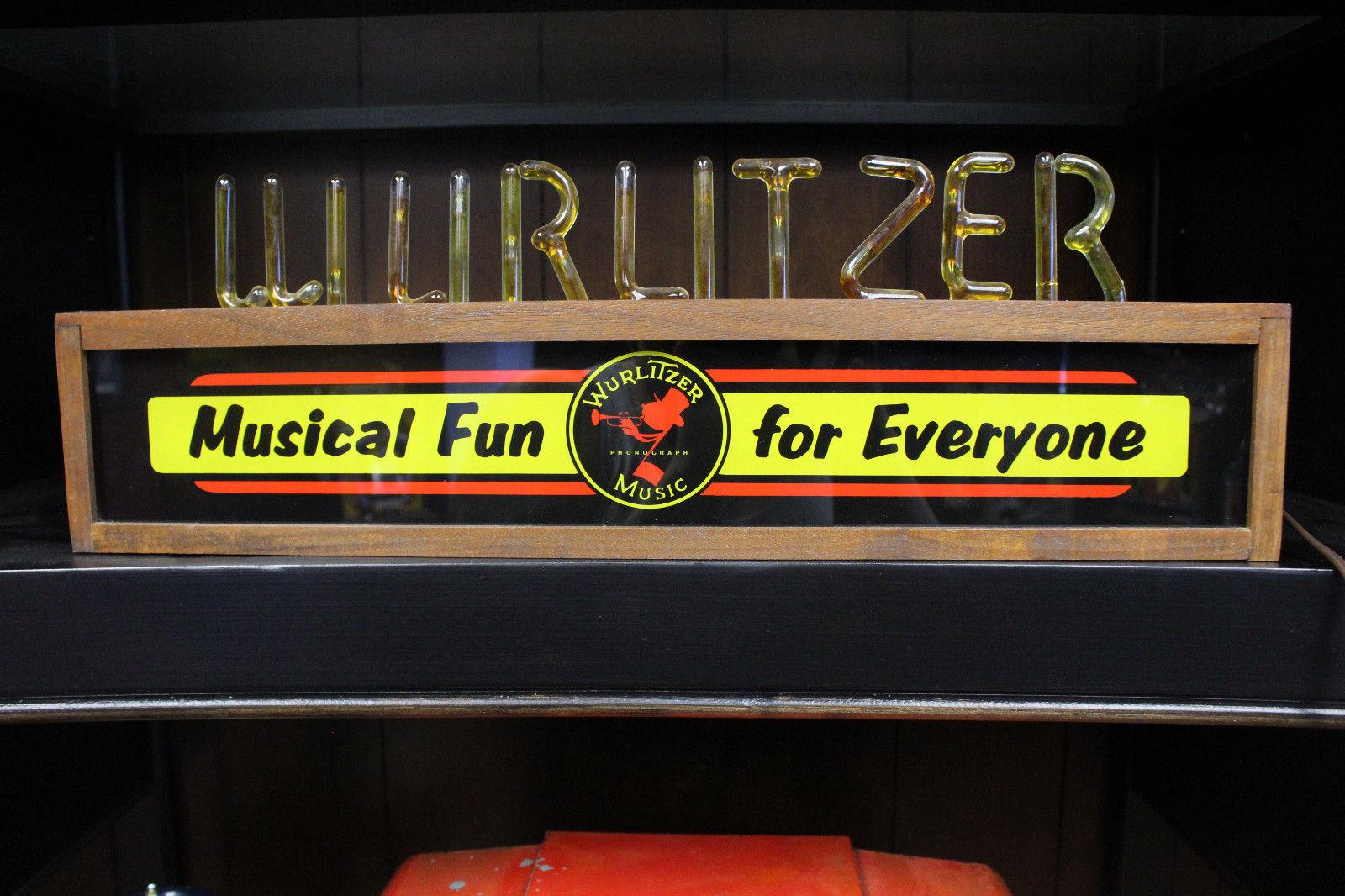 Wurlitzer Music Bubbling Advertising Light For Sale 4