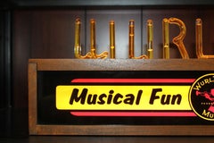 Wurlitzer Music Bubbling Advertising Light
