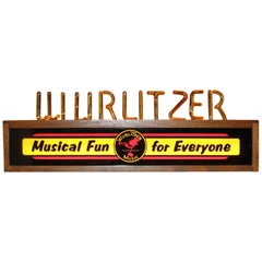 Music Bubbling-Werbeleuchte von Wurlitzer