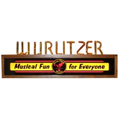 Wurlitzer Music Bubbling Advertising Light