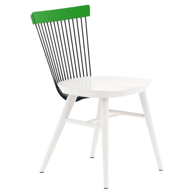 Hayche WW Chair CS2, Stained Oak & Metal Rods, UK, Made to Order For Sale