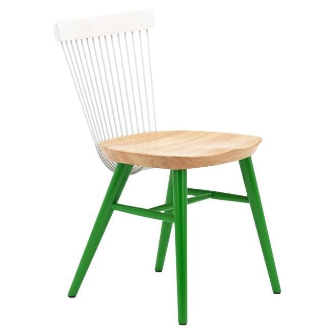 Hayche WW Chair CS5, Stained Oak & Metal Rods, UK, Made to Order For Sale