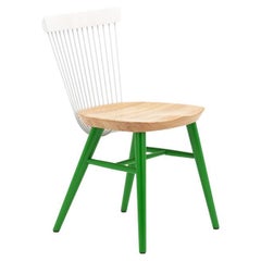 Hayche WW Chair CS5, Stained Oak & Metal Rods, UK, Made to Order